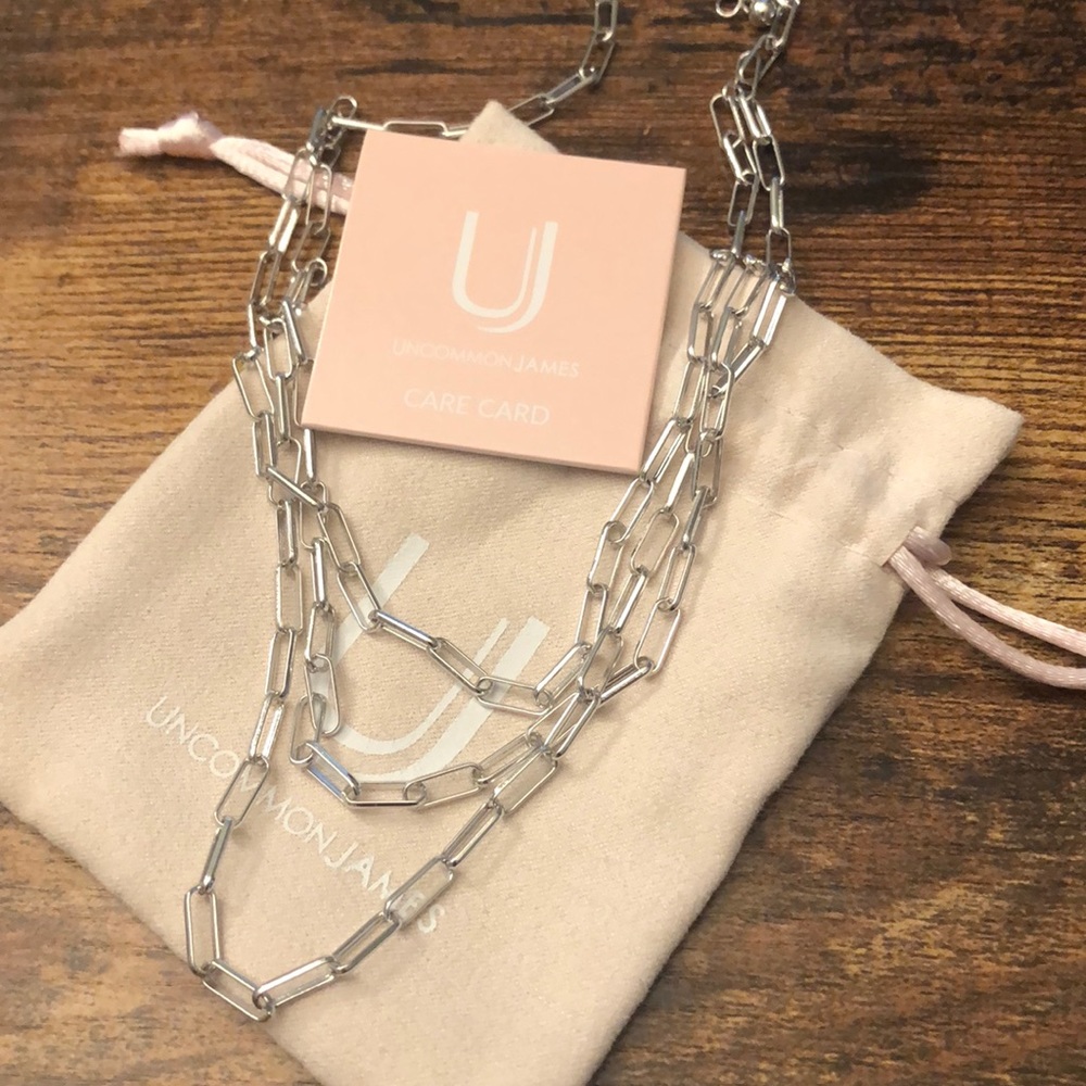Silver 3 Link Necklace Uncommon James